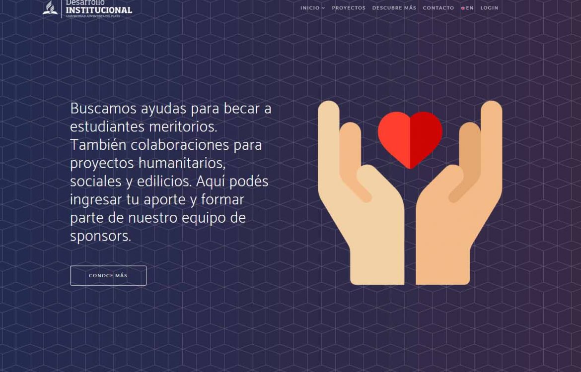 Desarrollo Institucional estrena página web