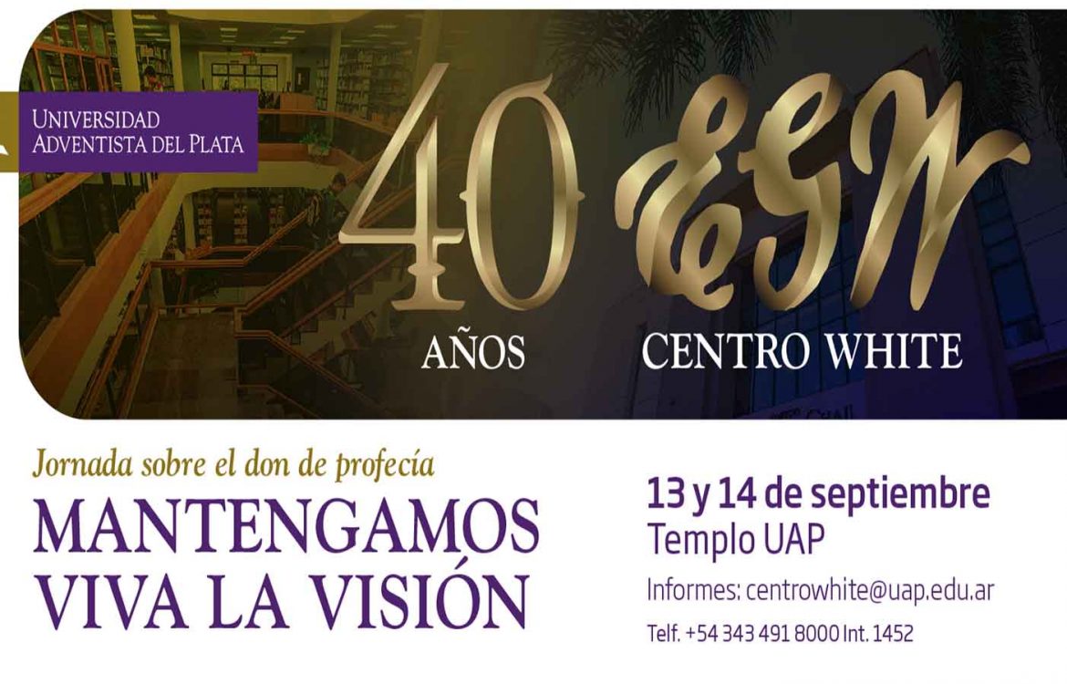 El Centro de Investigación White UAP cumplió 40 años y lo celebra