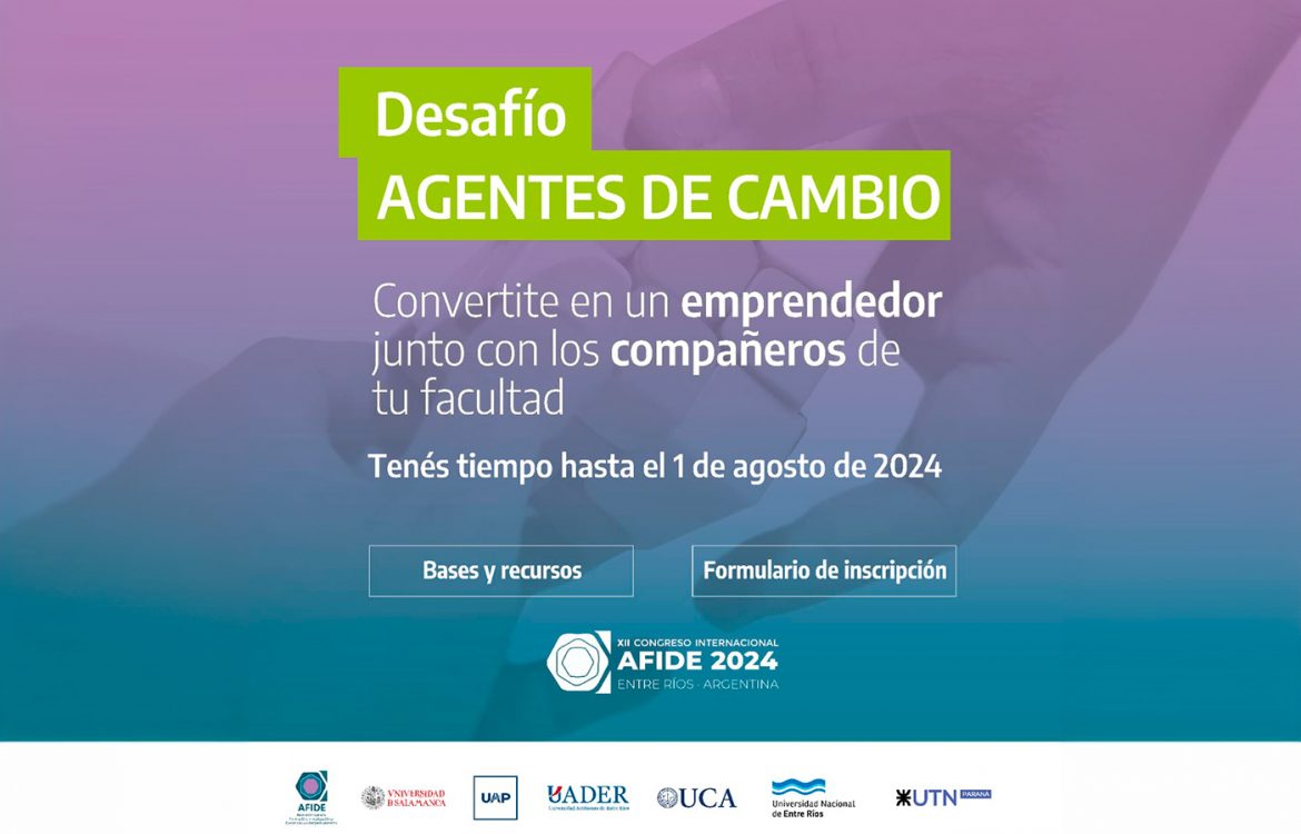 AFIDE: “Agentes de Cambio” concurso para estudiantes