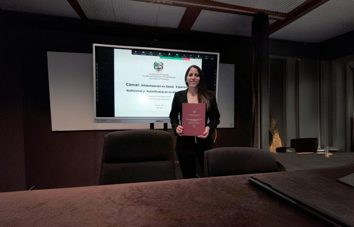 Exitosa defensa de tesis en Doctorado de Psicología