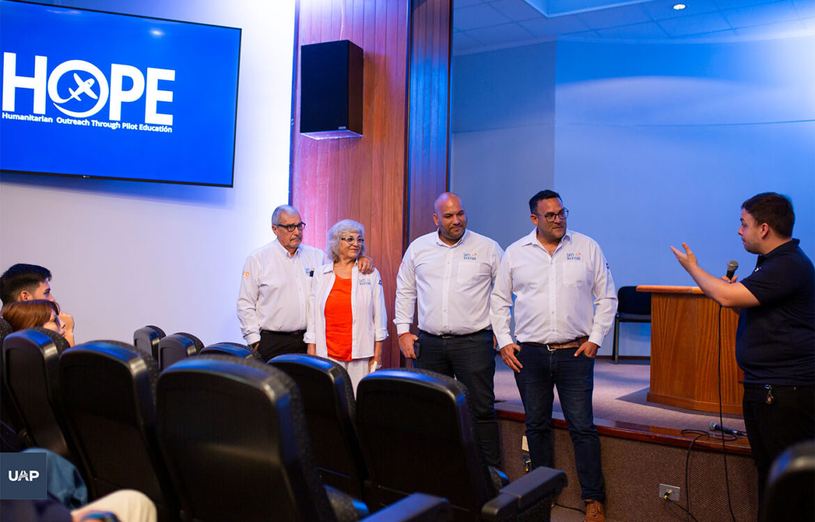 La UAP involucrada en la formación de pilotos misioneros.