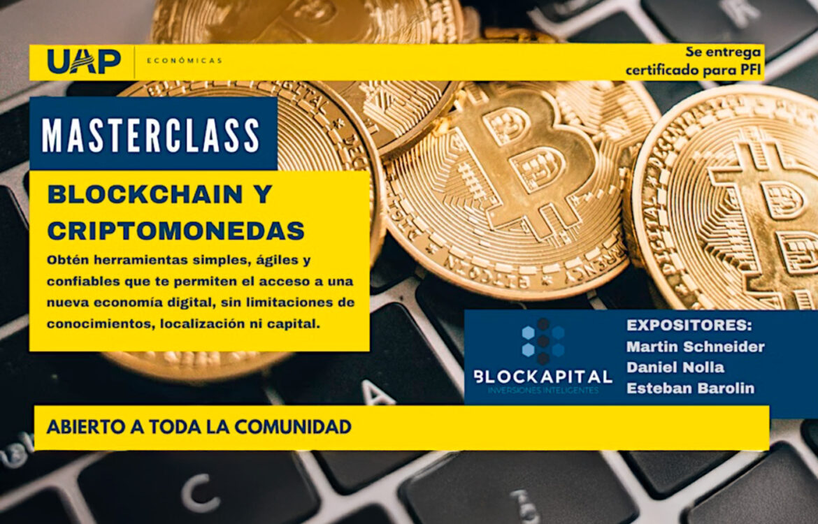 Masterclass sobre Blockchain y criptomonedas