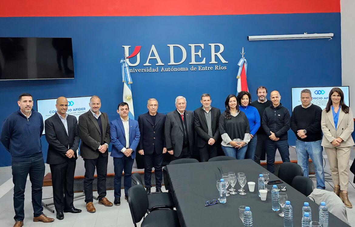 Representantes del Consorcio AFIDEER