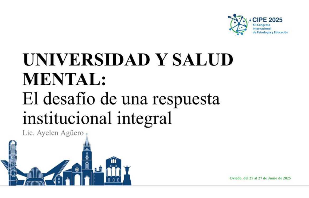 La UAP presentó su modelo de Salud mental educativo, en España