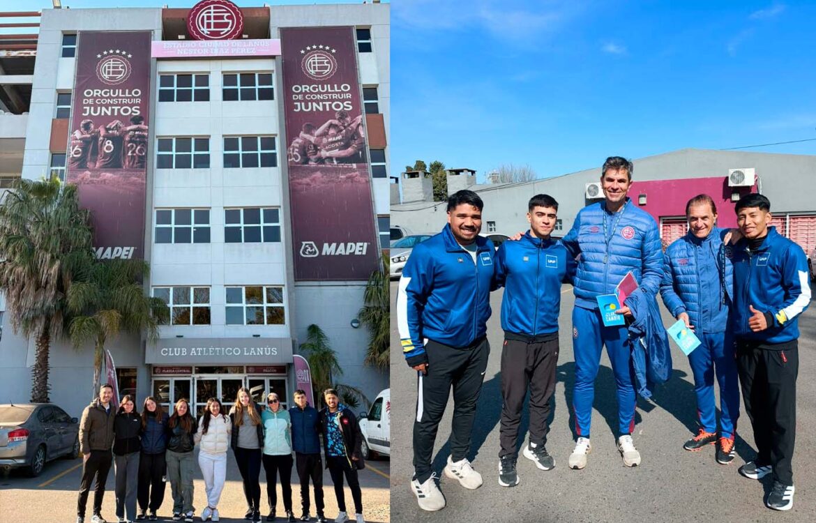 El Profesorado de Educación Física de la UAP visitó el Club Atlético Lanús