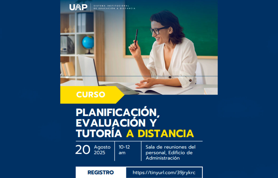 Capacitación Planificación, evaluación y tutoría a distancia