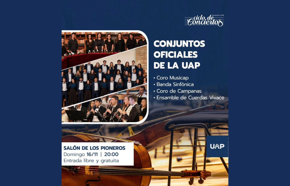 Conjuntos oficiales de la UAP ofrecerán un concierto de culminación del ciclo lectivo